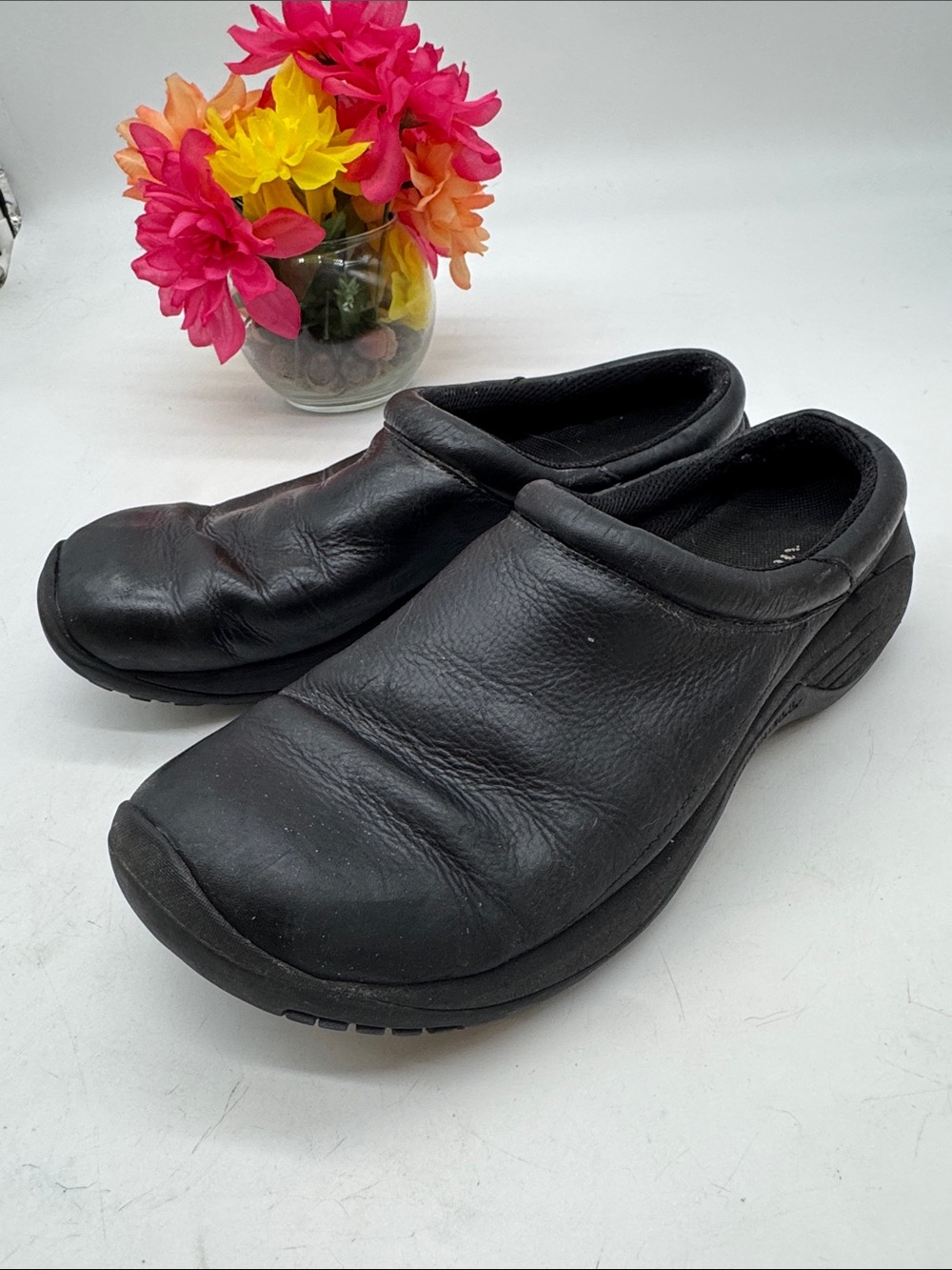 Merrell Comfortable Black Women's Slip-On Clogs Size 10